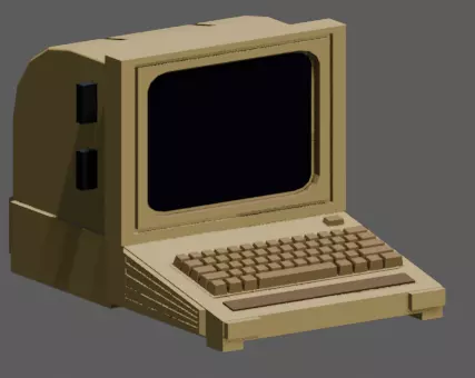 old computer 3d model 3D model_0