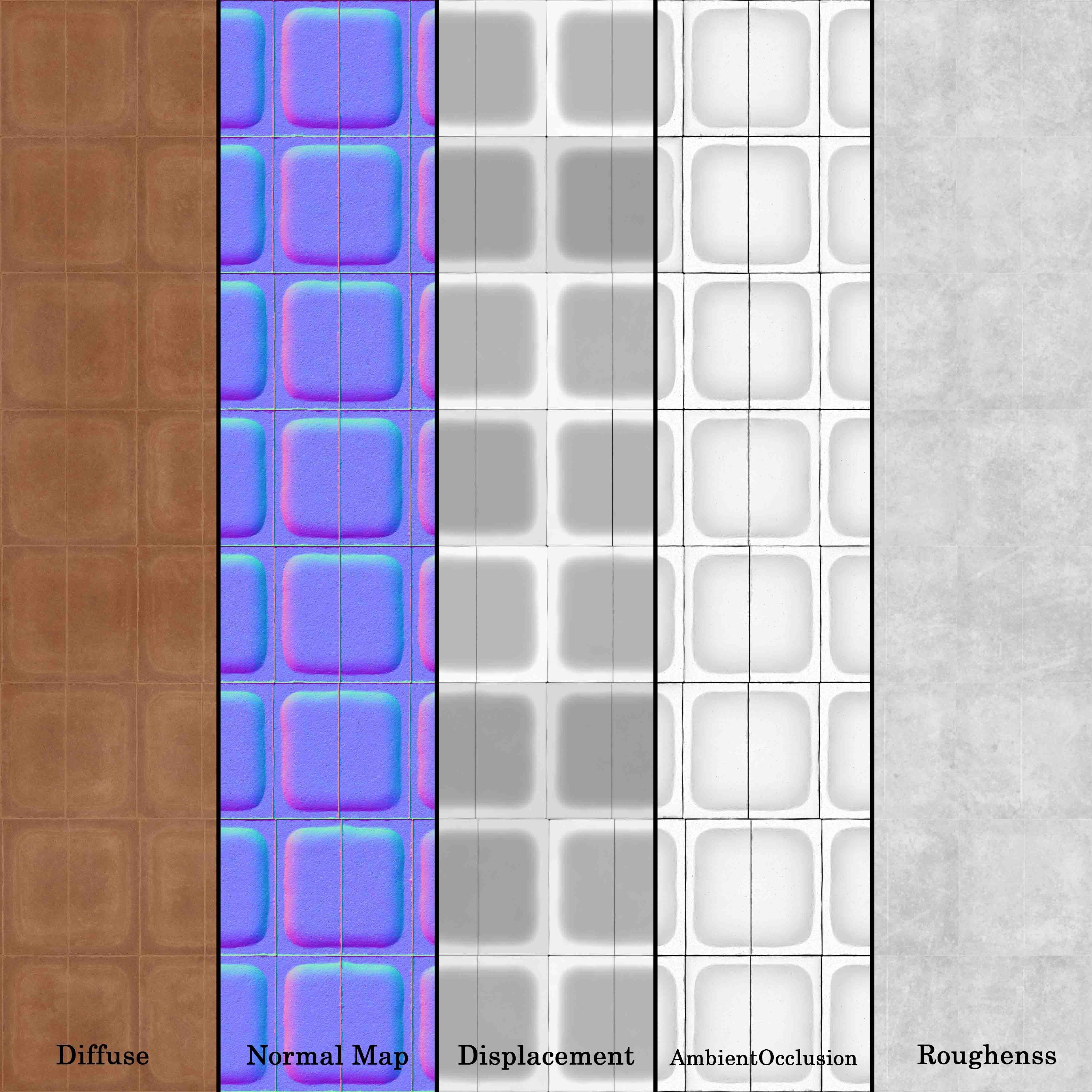 Tile Void Fornace Brion 01 Seamless Texture_5