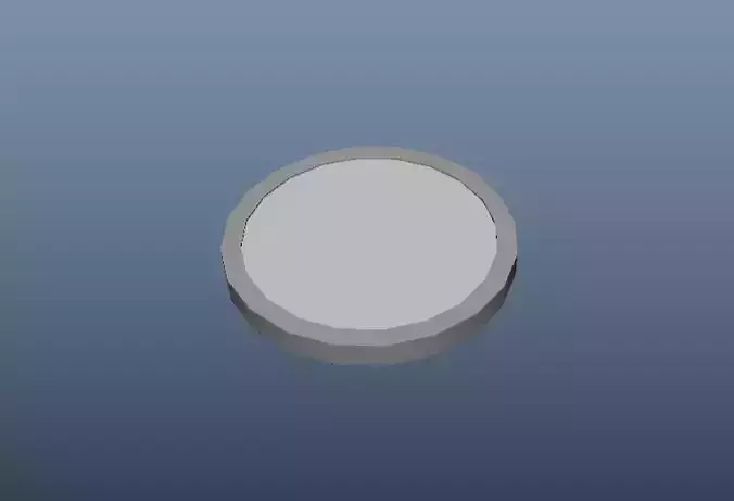 Three spotlights of different sizes