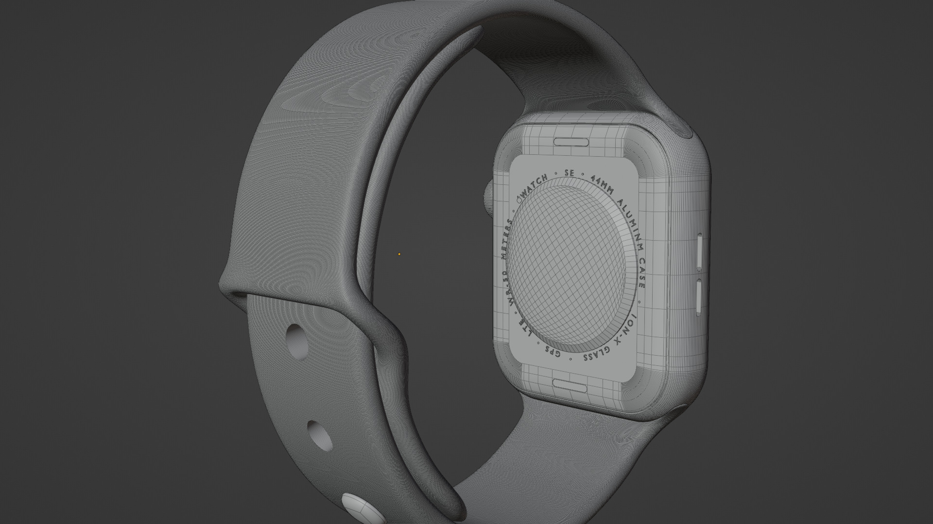 Apple Watch SE 3D Model Game Ready High Poly by TanKomet 3D model_6
