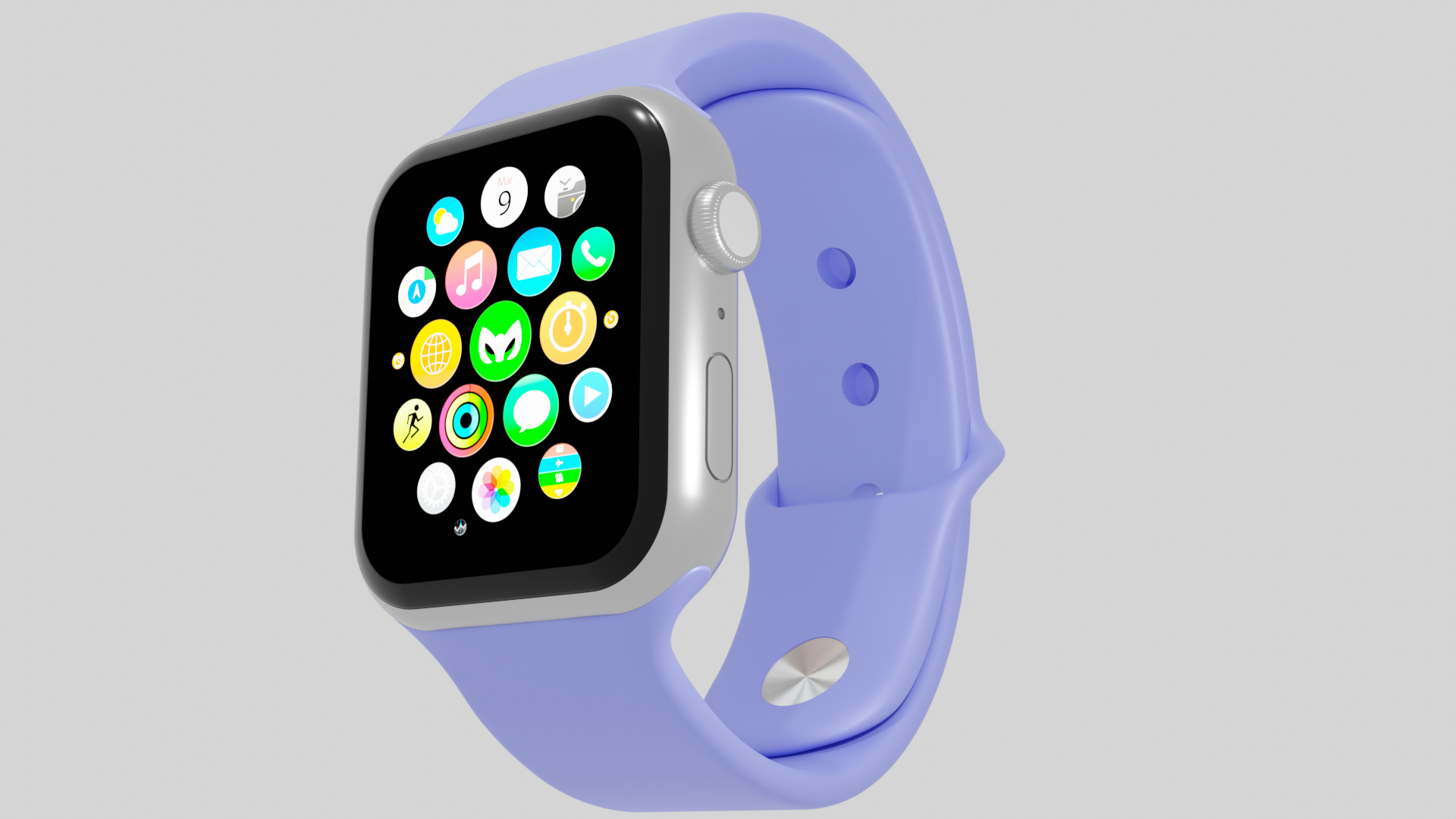 Apple Watch SE 3D Model Game Ready High Poly by TanKomet 3D model_4