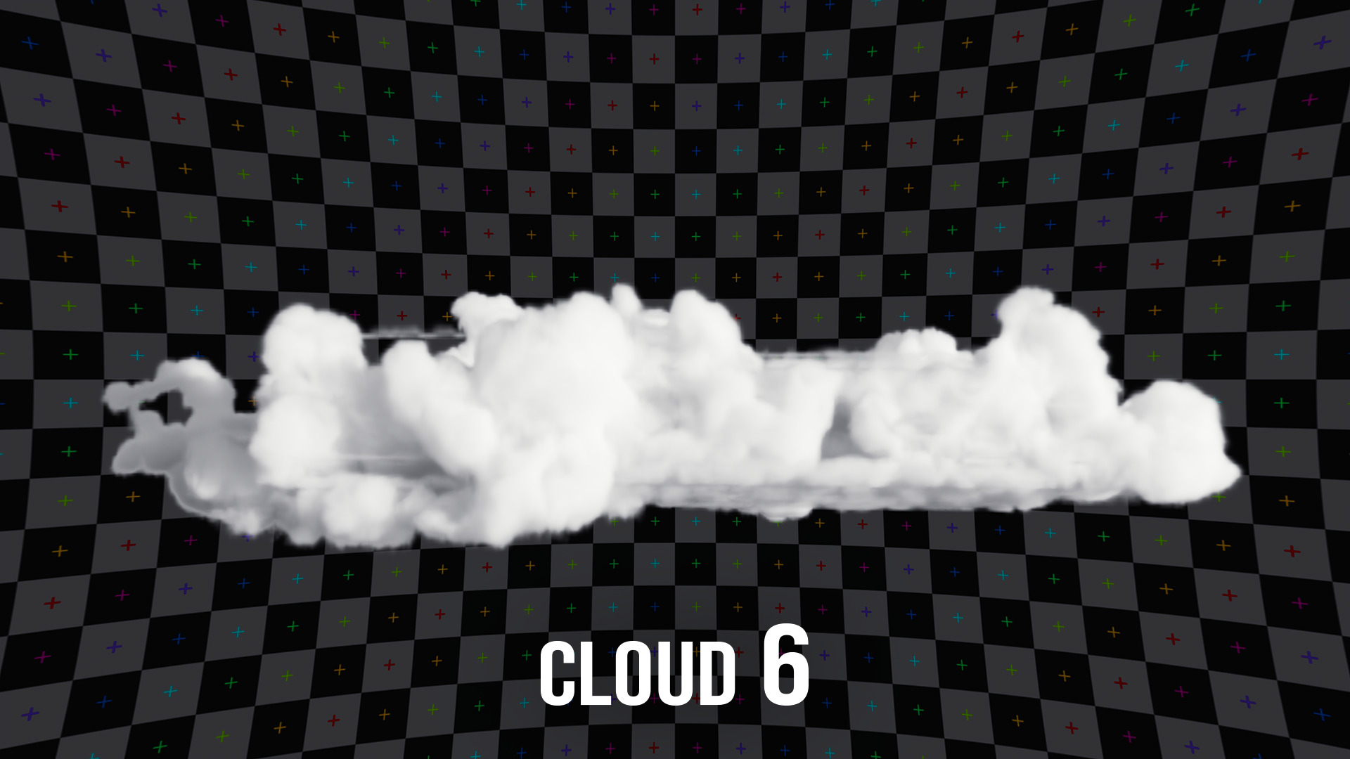 6 Realistic Volumetric Clouds Pack  3D model_8