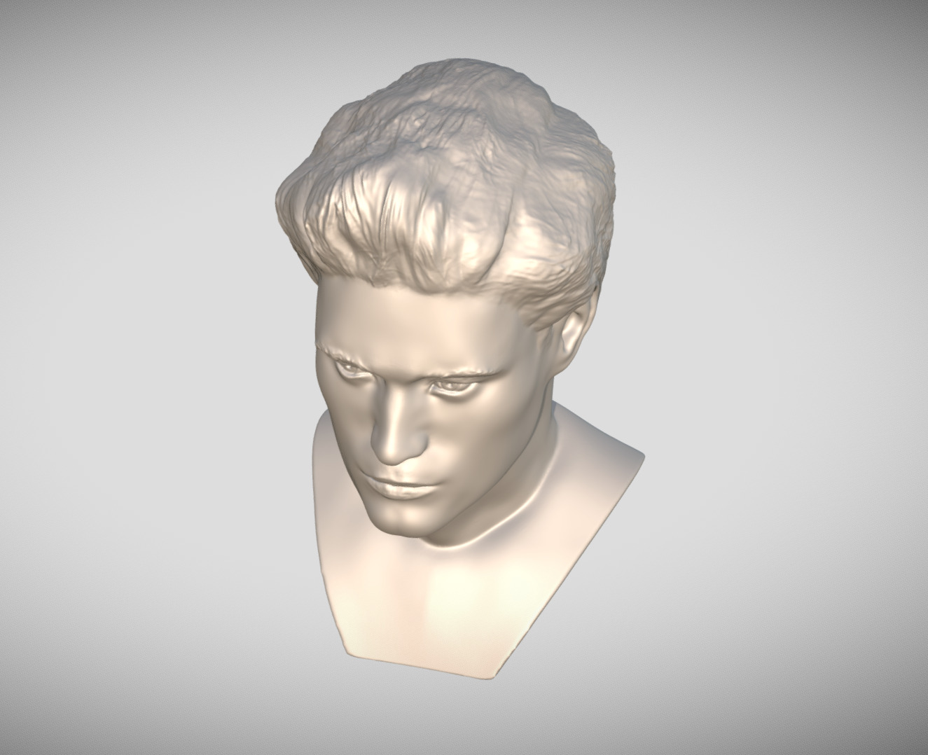 Edward Cullen Twilight Robert Pattinson bust 3D print model_13
