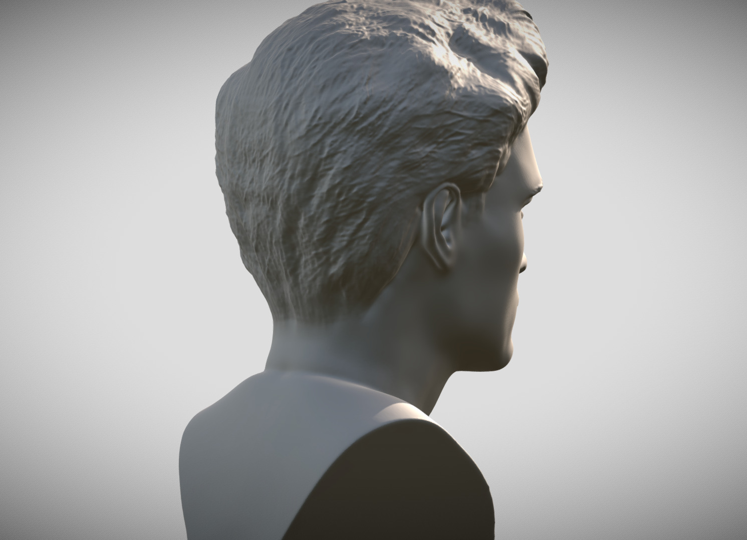 Edward Cullen Twilight Robert Pattinson bust 3D print model_5