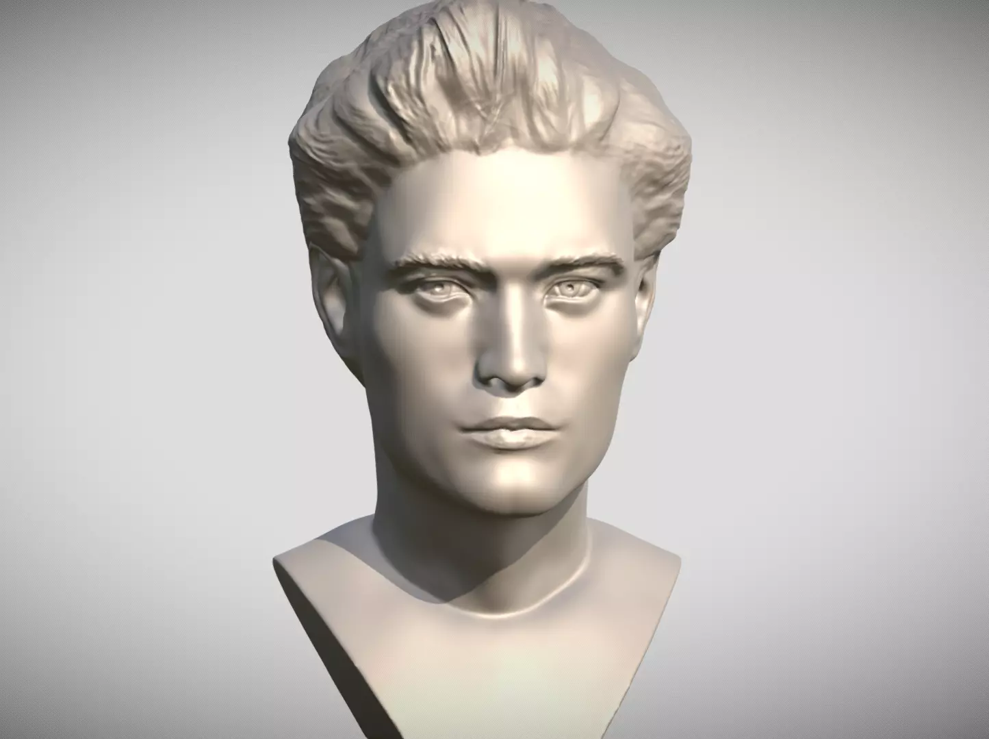 Edward Cullen Twilight Robert Pattinson bust 3D print model_0