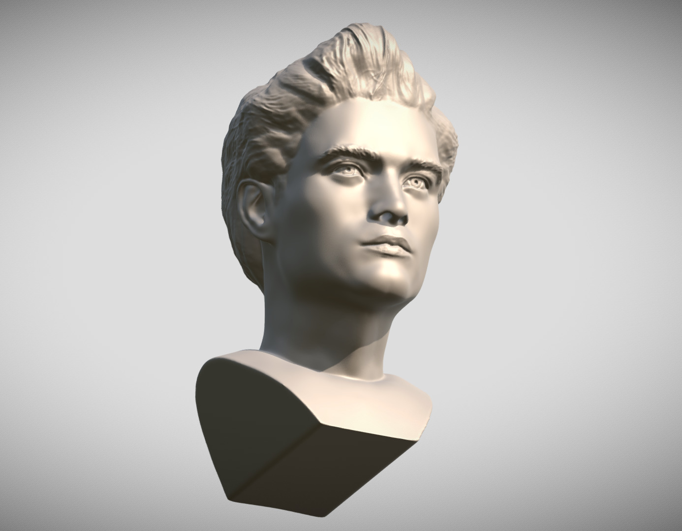 Edward Cullen Twilight Robert Pattinson bust 3D print model_14