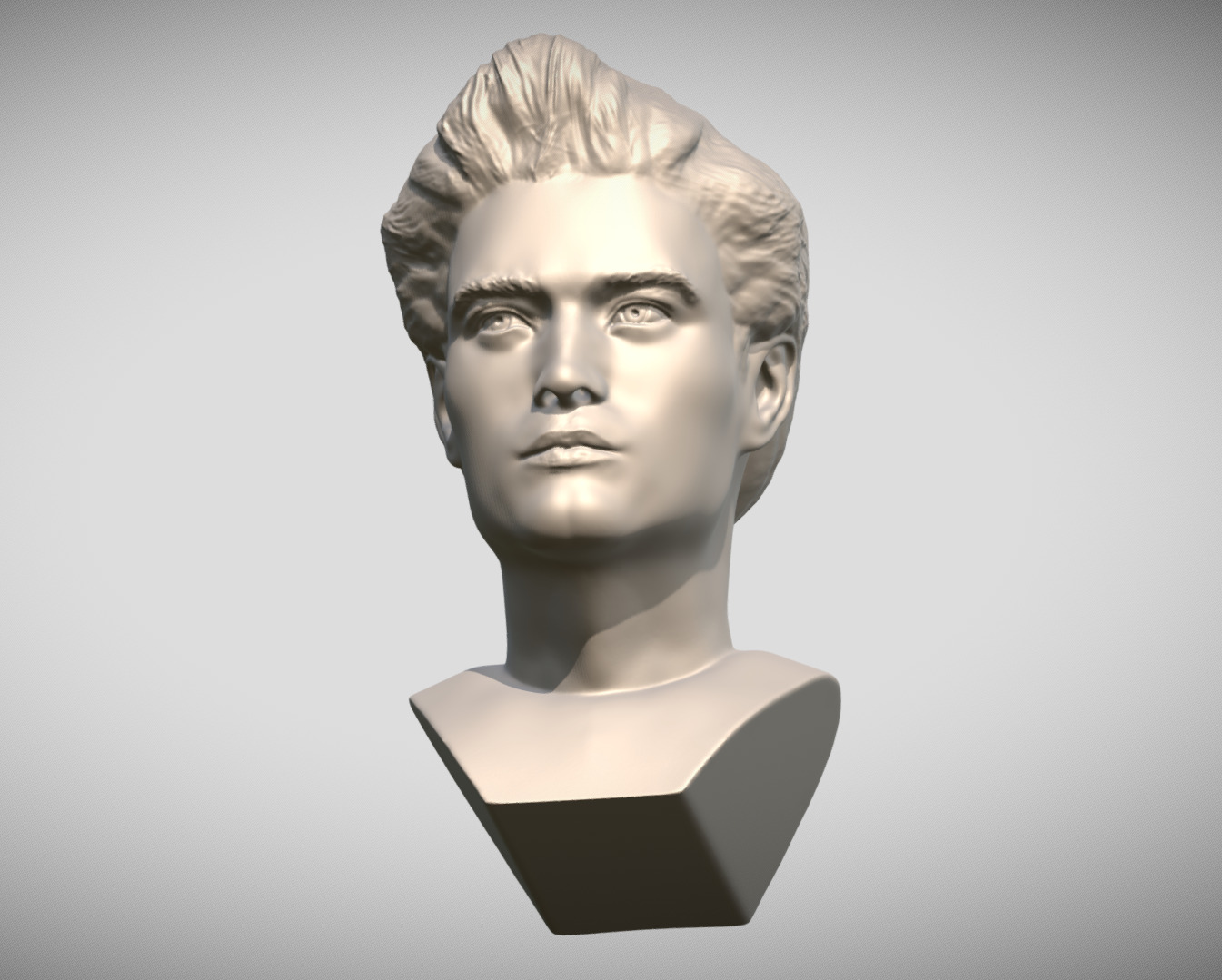 Edward Cullen Twilight Robert Pattinson bust 3D print model_15