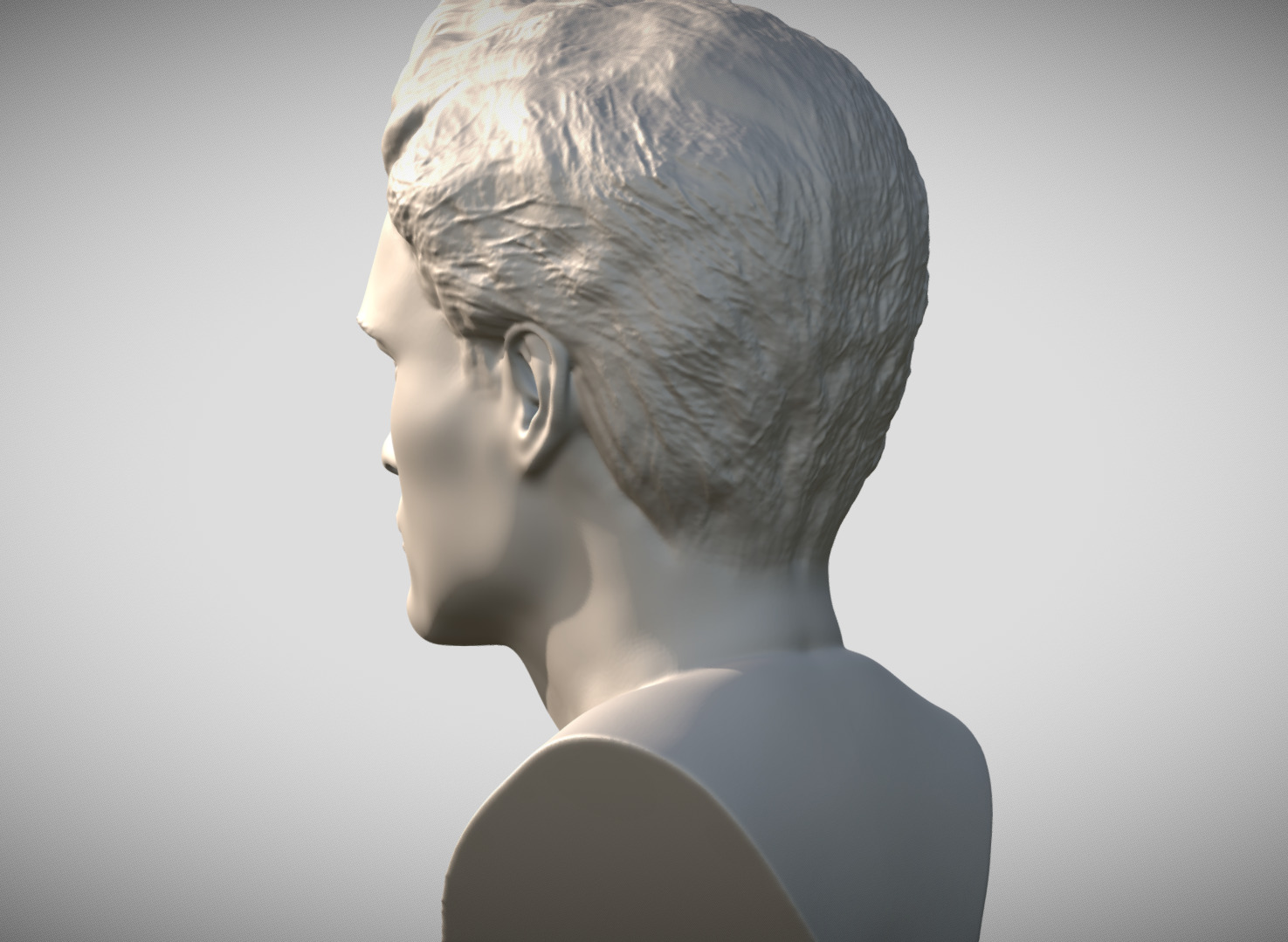 Edward Cullen Twilight Robert Pattinson bust 3D print model_7