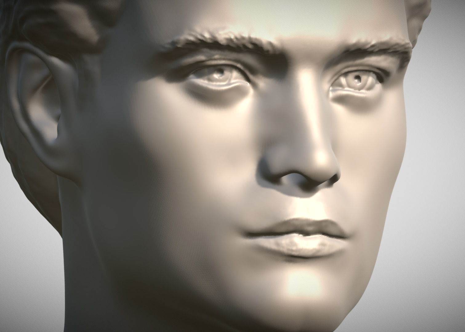 Edward Cullen Twilight Robert Pattinson bust 3D print model_11