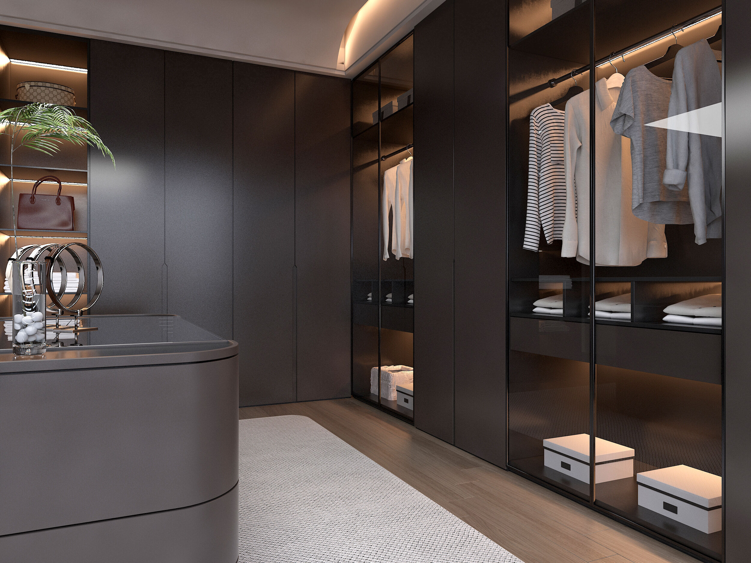 Cloakroom Dressing room 3D model_2