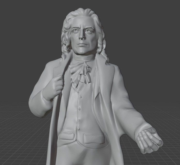 Friedrich Schiller 3D print model_1