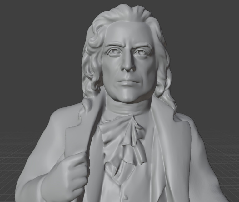 Friedrich Schiller 3D print model_3