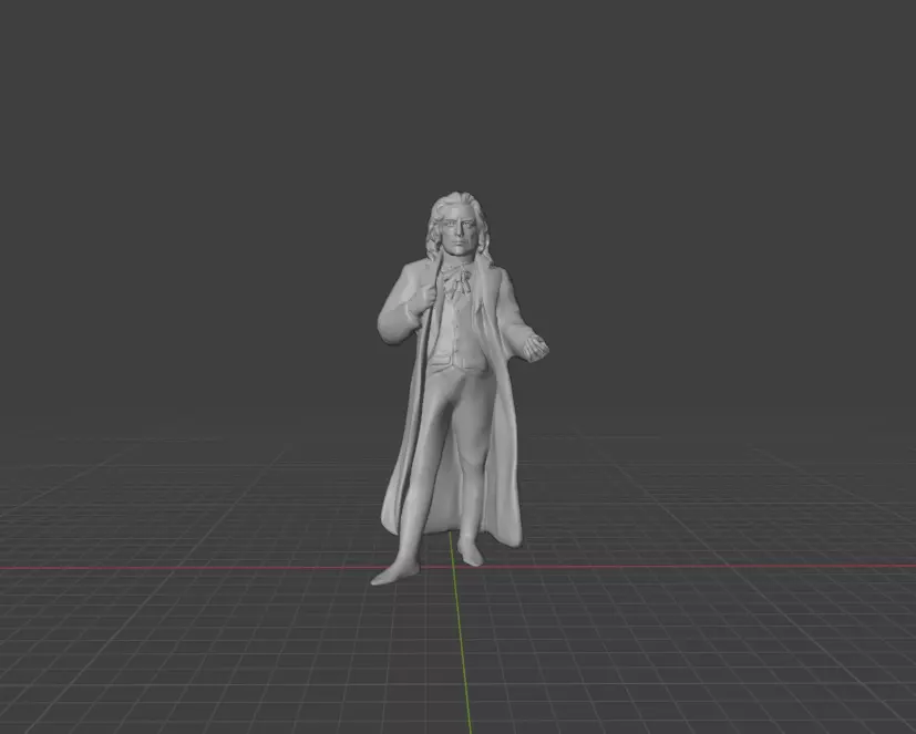 Friedrich Schiller 3D print model_0