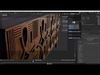 Sideboard With 4 Doors And Adjustable Shelves Low-poly 3D model_1
