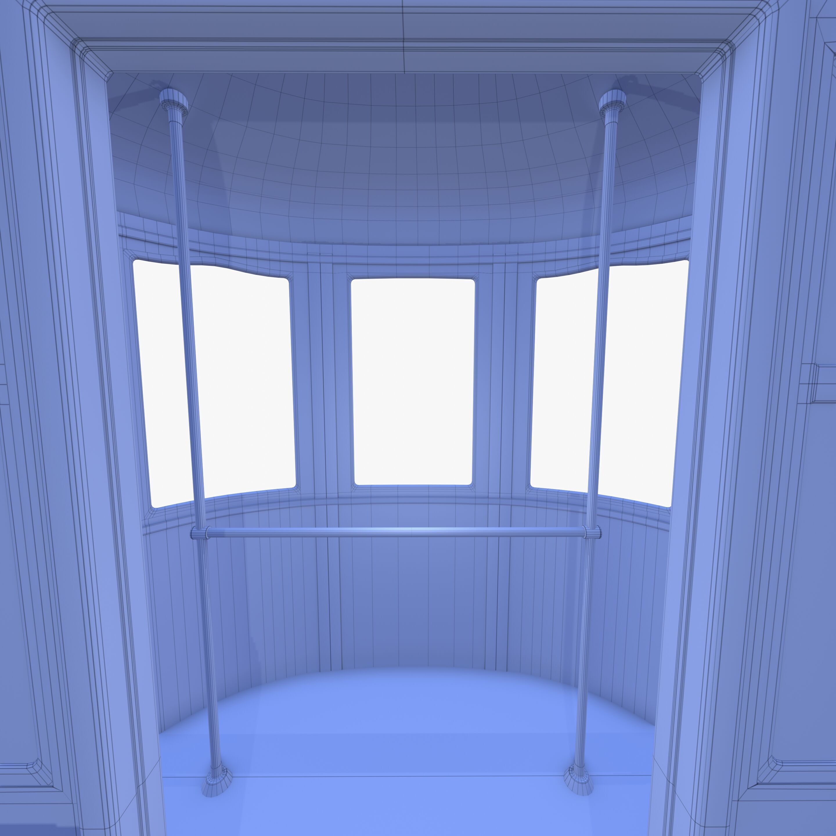 Historic tram V2 3D model_21