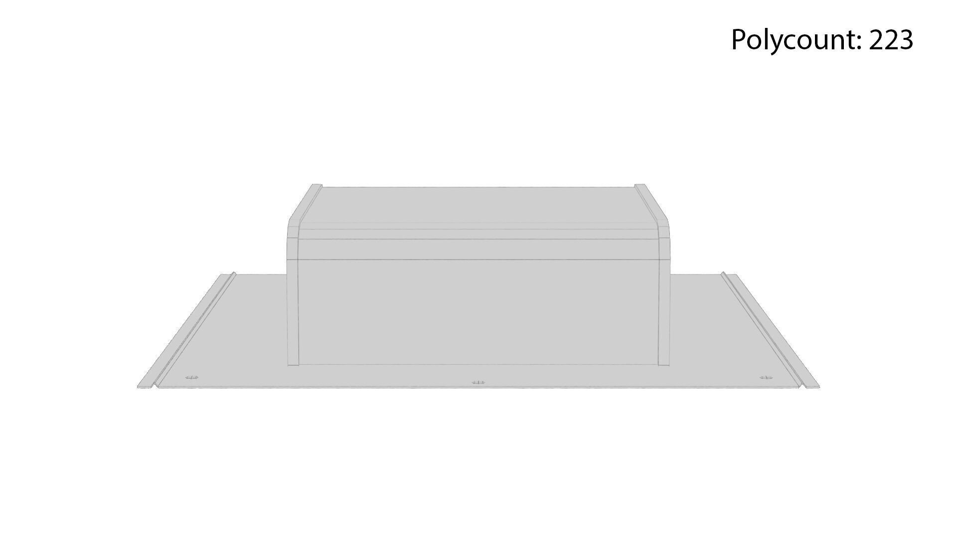 Box Vent 01 Low-poly 3D model_11