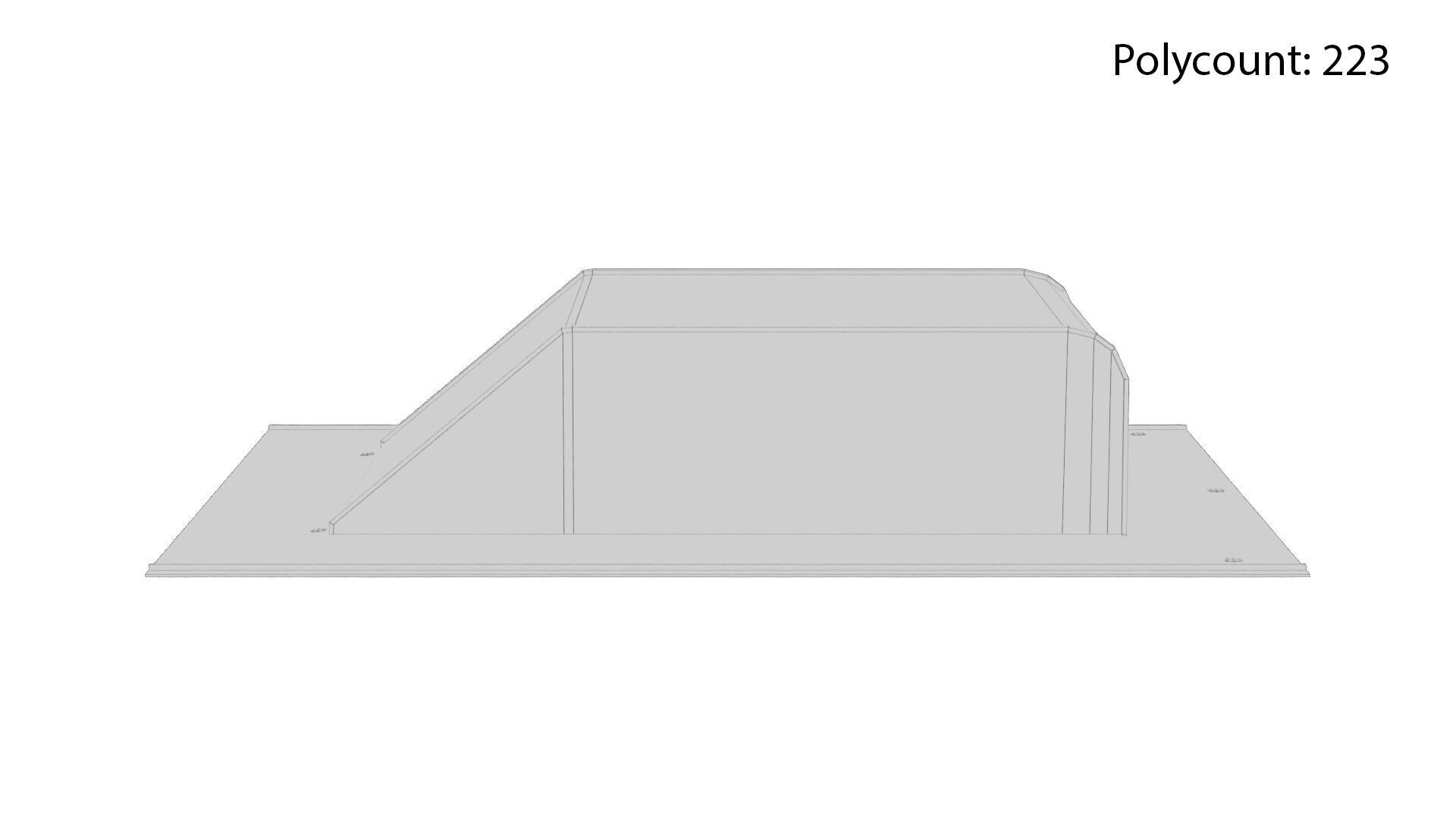 Box Vent 01 Low-poly 3D model_9