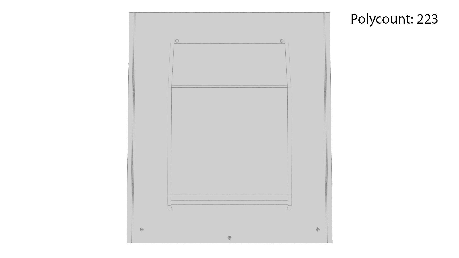 Box Vent 01 Low-poly 3D model_13