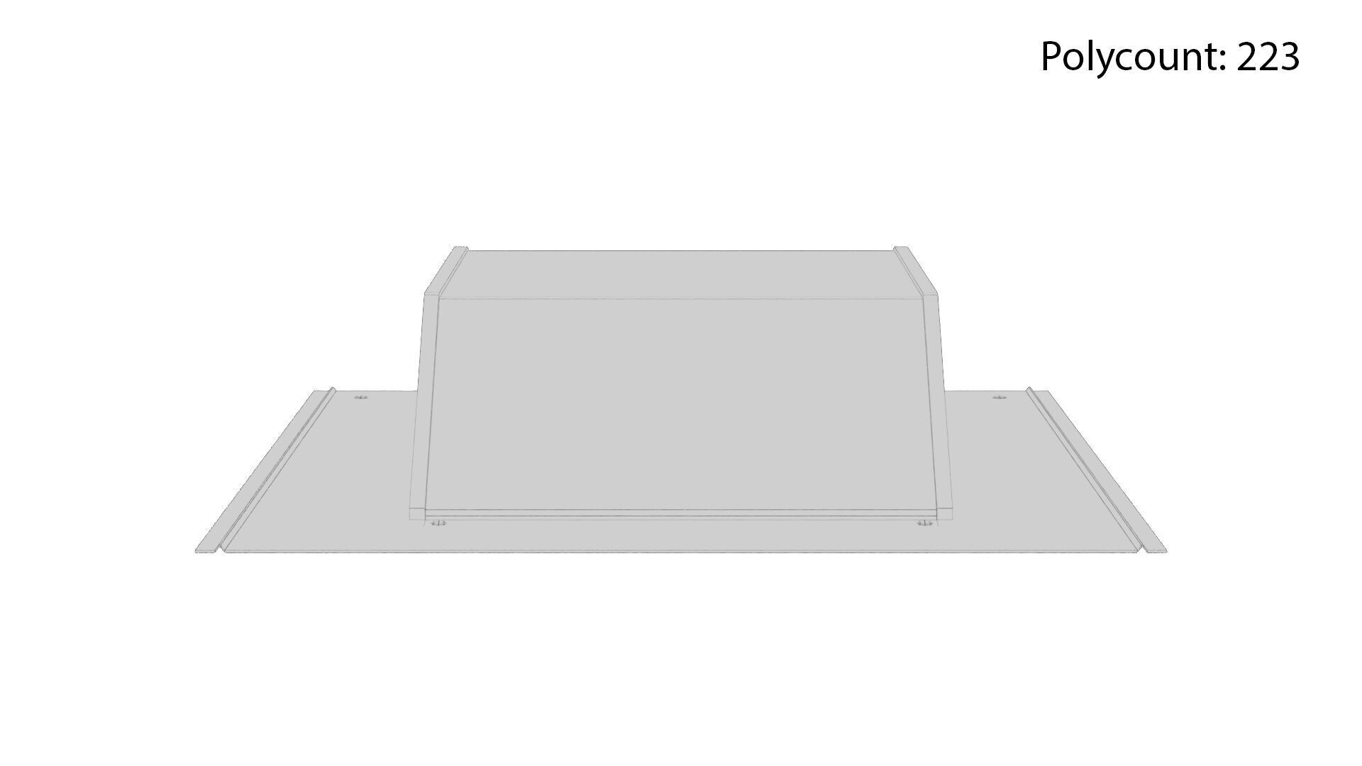 Box Vent 01 Low-poly 3D model_7