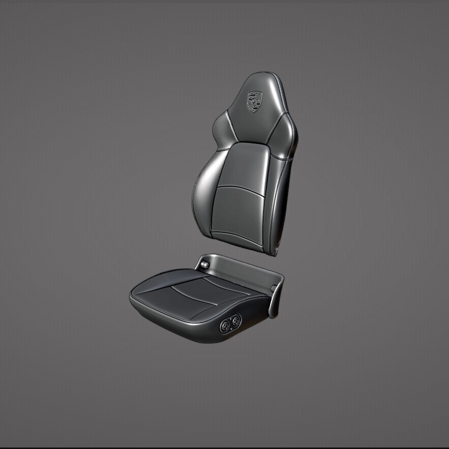 Porsche Seats 993 Turbo 3D print model_5