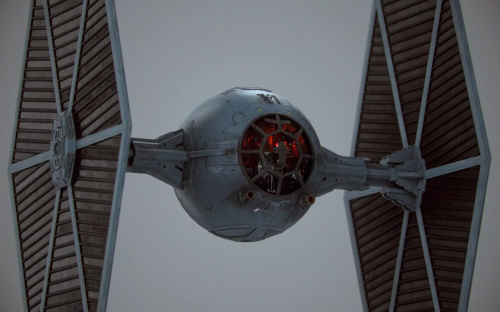 McQuarrie Concept Tie Fighter 3D print model_5