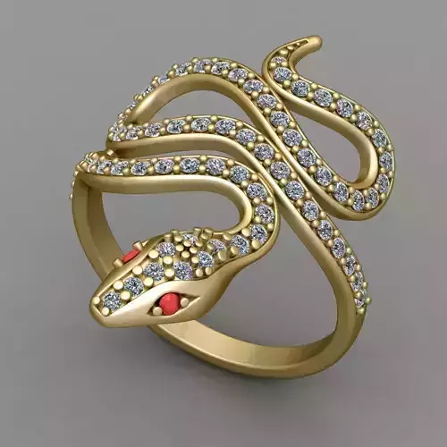 Antique Snake Ring 