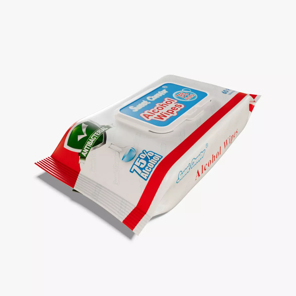 Wet Wipes Package 3D model