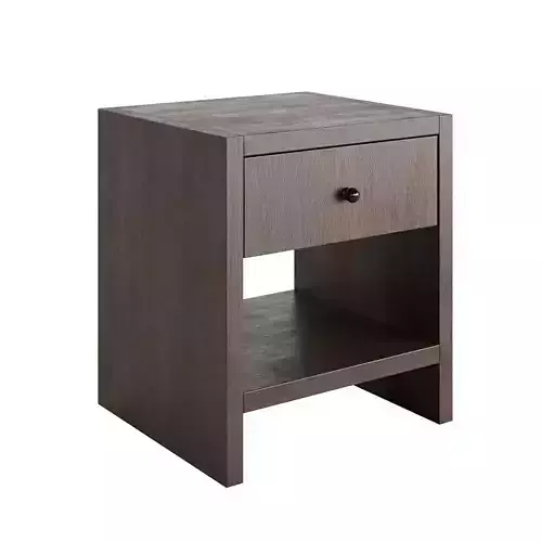 Wood Side Table Noveau