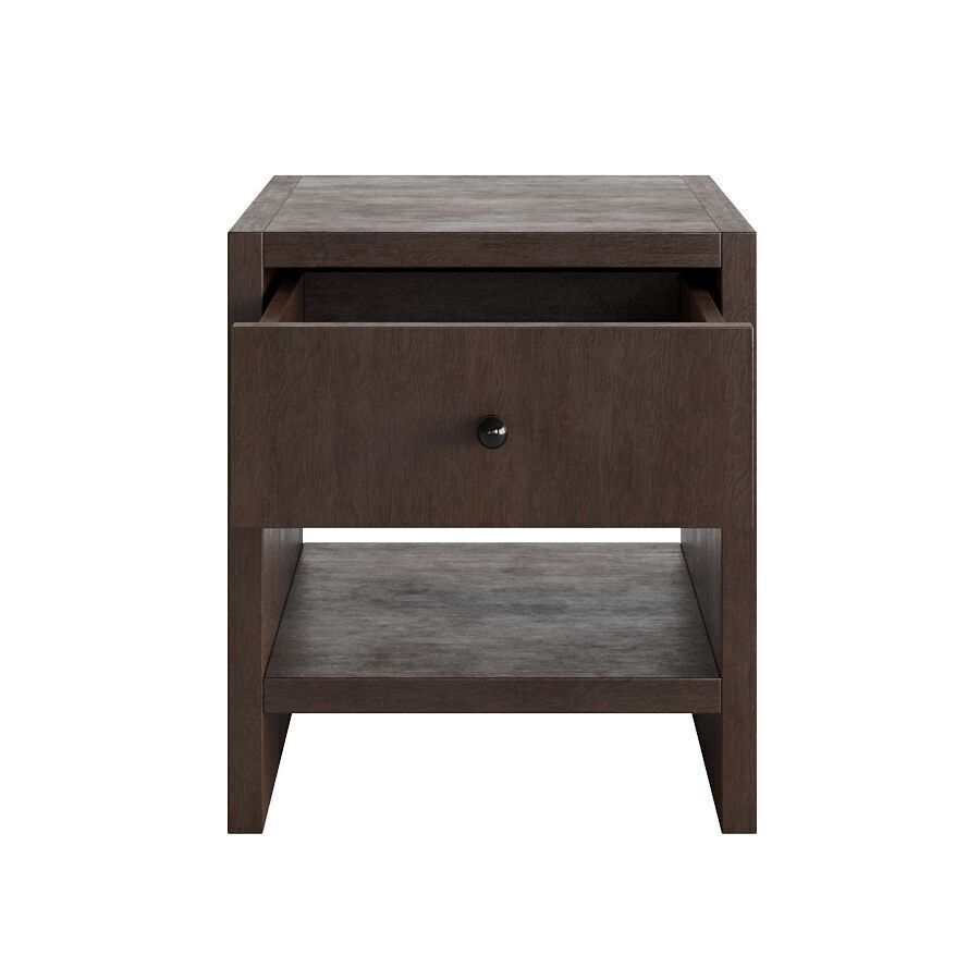 Wood Side Table Noveau Free 3D model_4