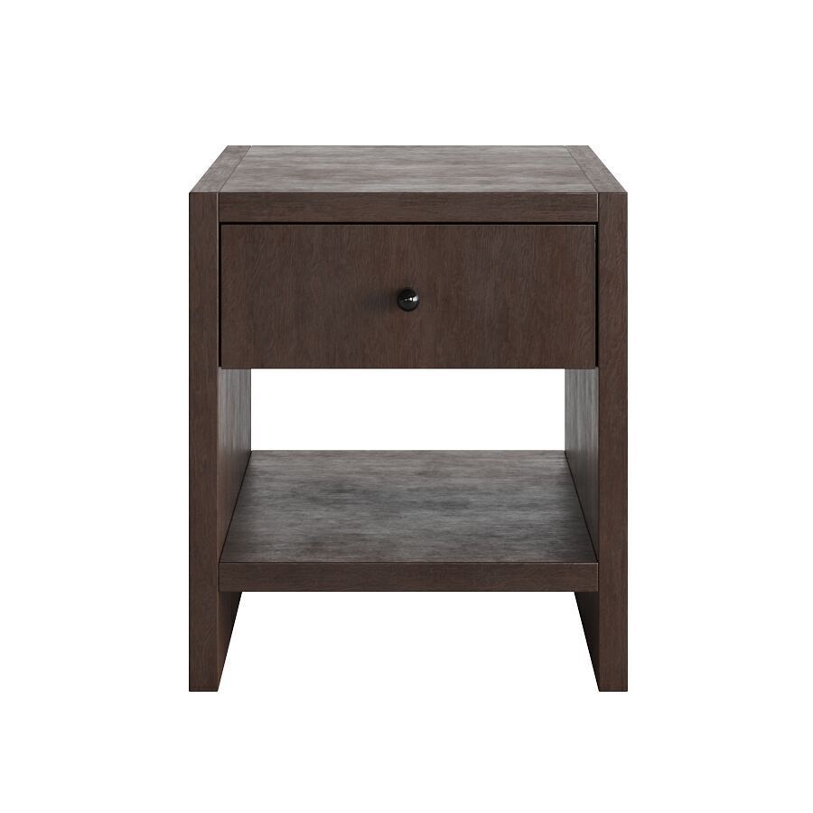 Wood Side Table Noveau Free 3D model_1
