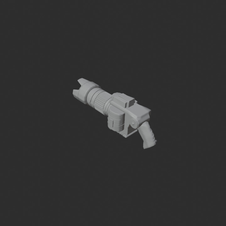 Beast-X Blaster Ichigan Buster Gun Mode 3D print model_2