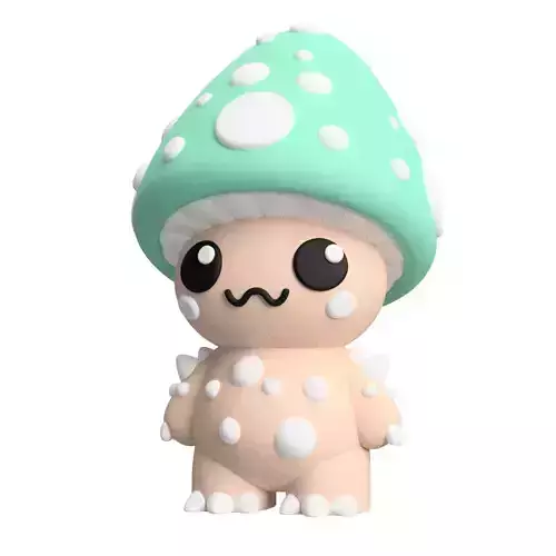 3D Printable Kaiju Mushroom Figure Game of Shrooms 2025