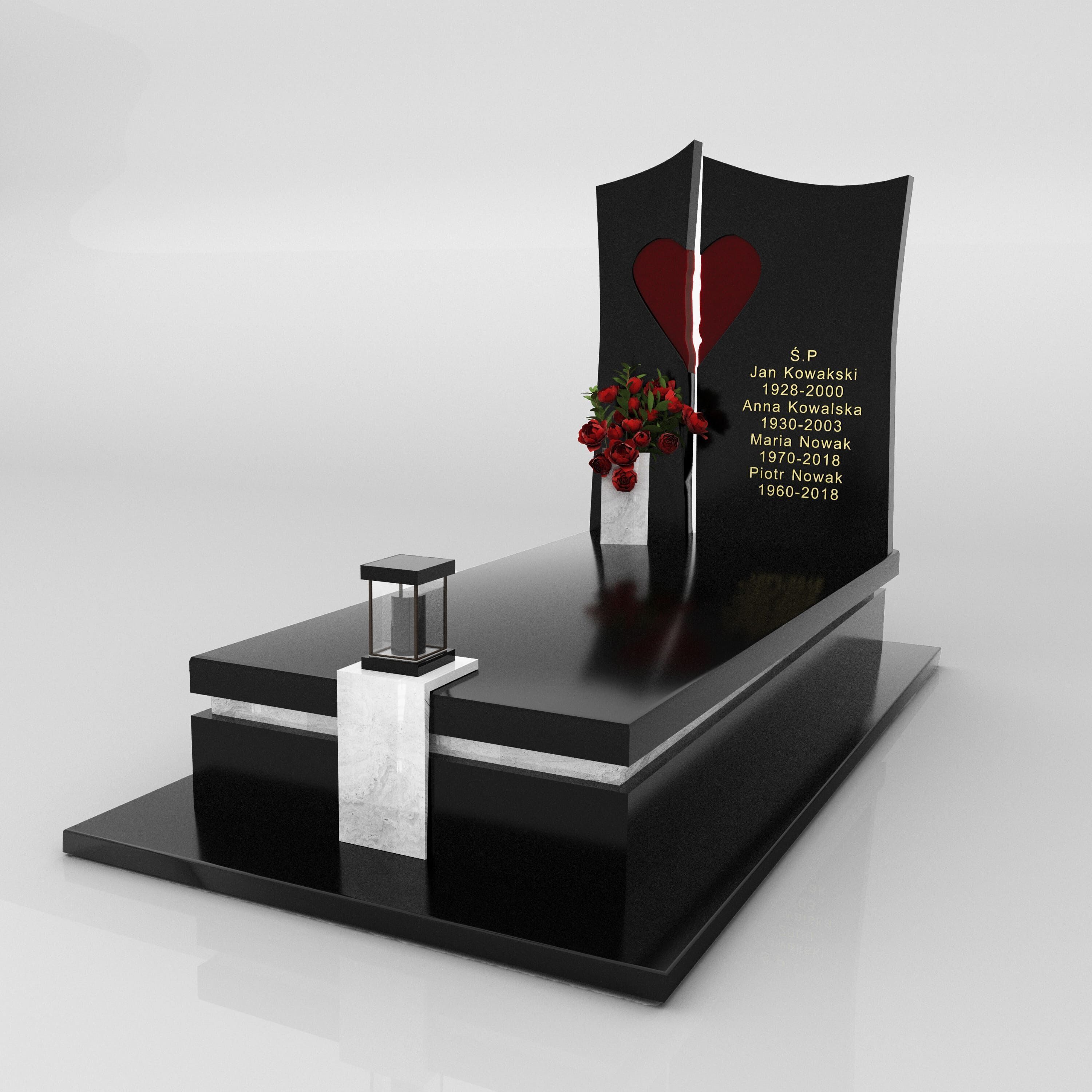 G-Black Heart Low-poly 3D model_1