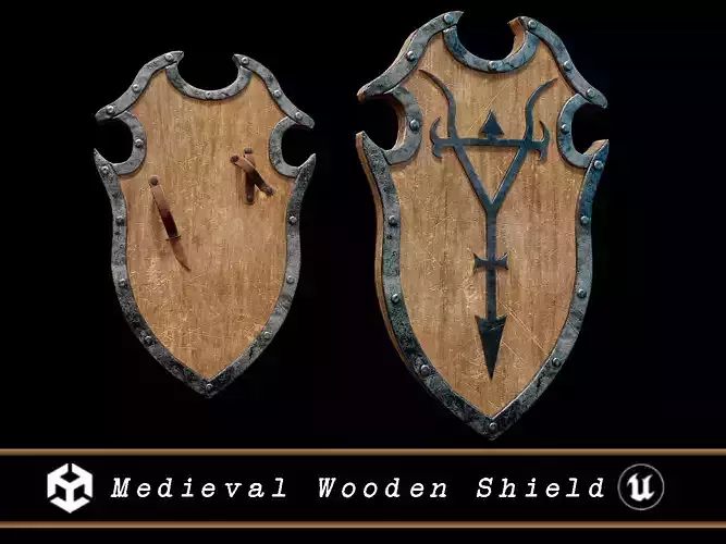 Medieval Wooden Shield