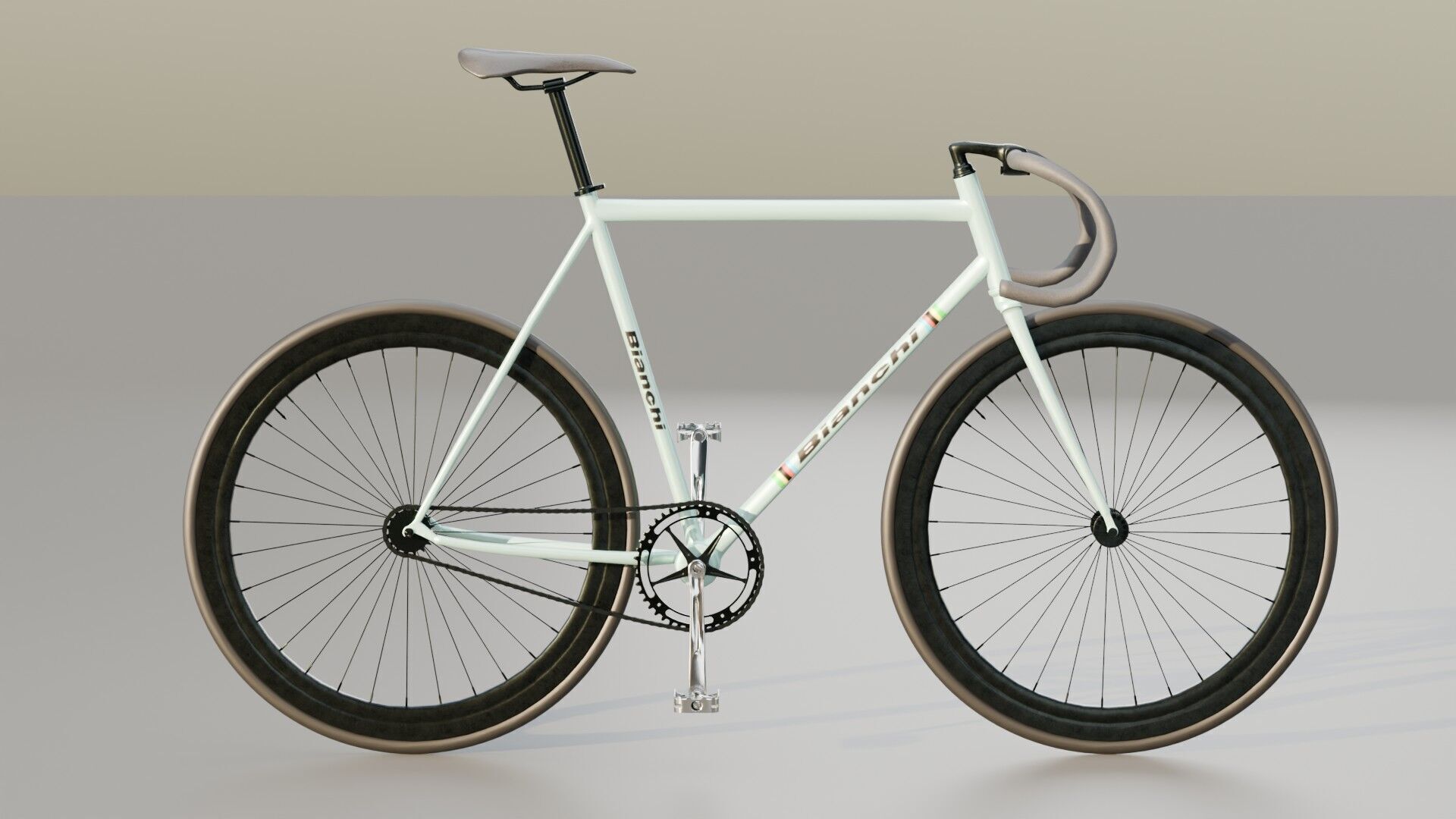 Bianchi Fixed Bike 3D model_6