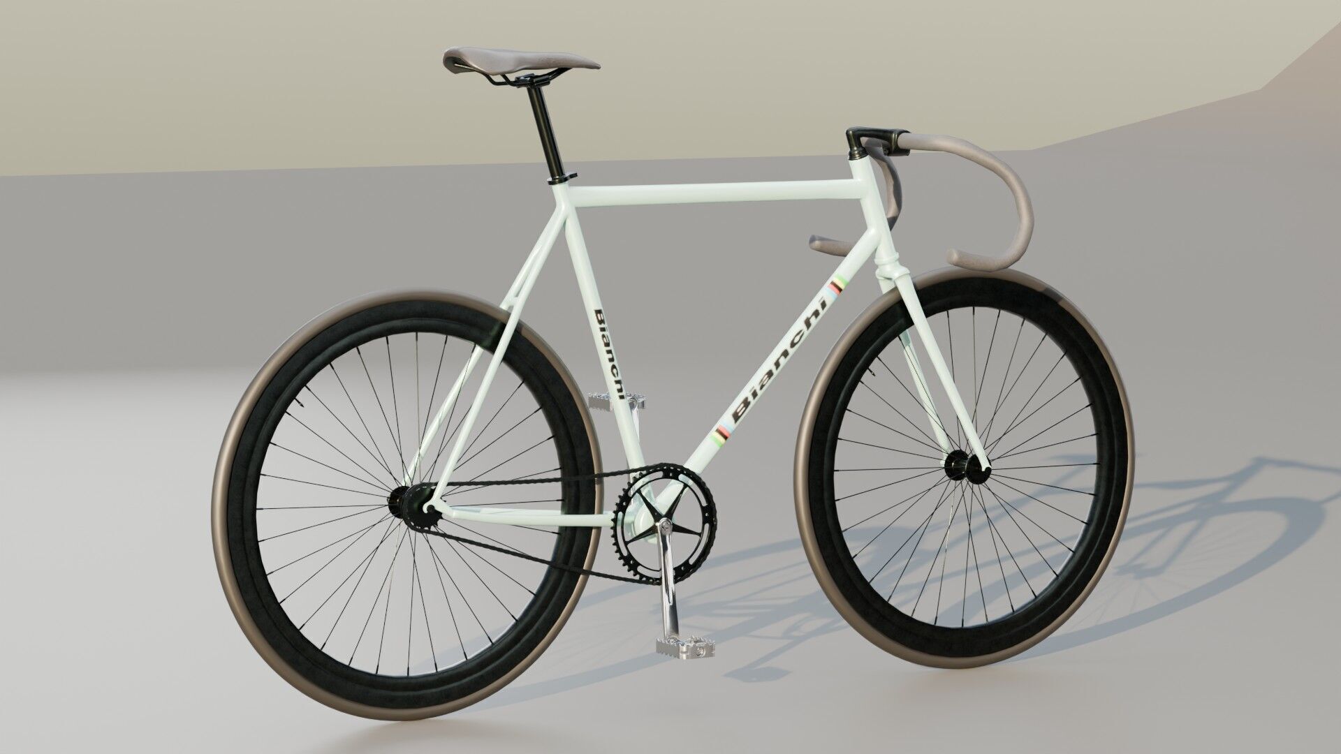 Bianchi Fixed Bike 3D model_5
