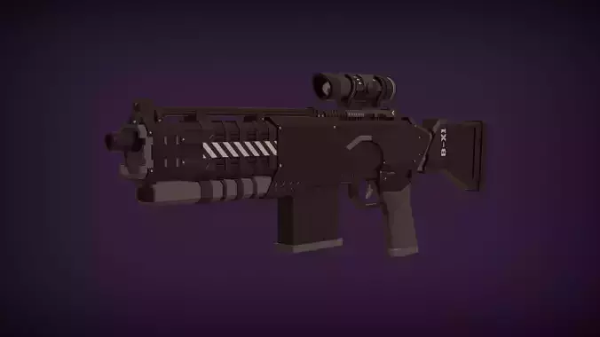 Assault Rifle Black BX1