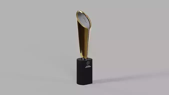 College Football Playoff National Championship Trophy 3D model