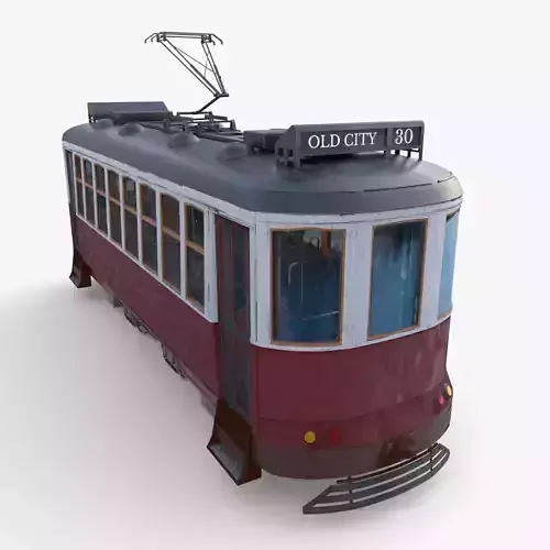 Historic tram V4