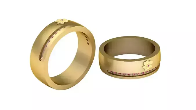 ROUND RING PANDANT 3D PRINTABLE MODAL 