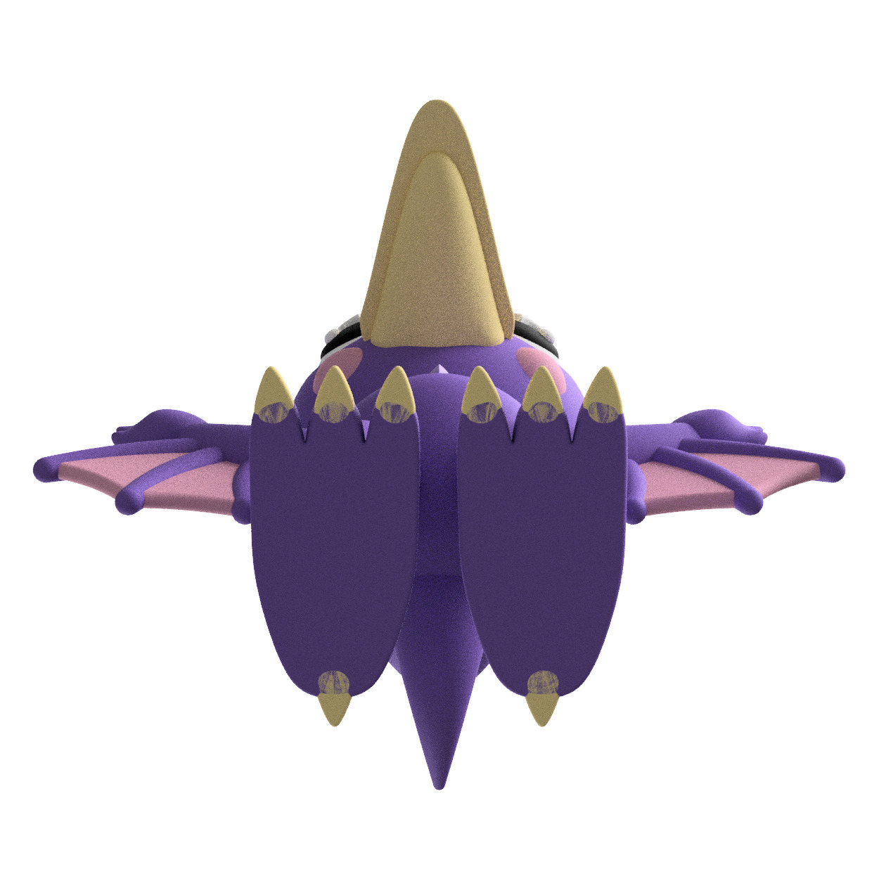 Cute Cryptid Van Meter Visitor 3D Printable Monster Figure  3D print model_6