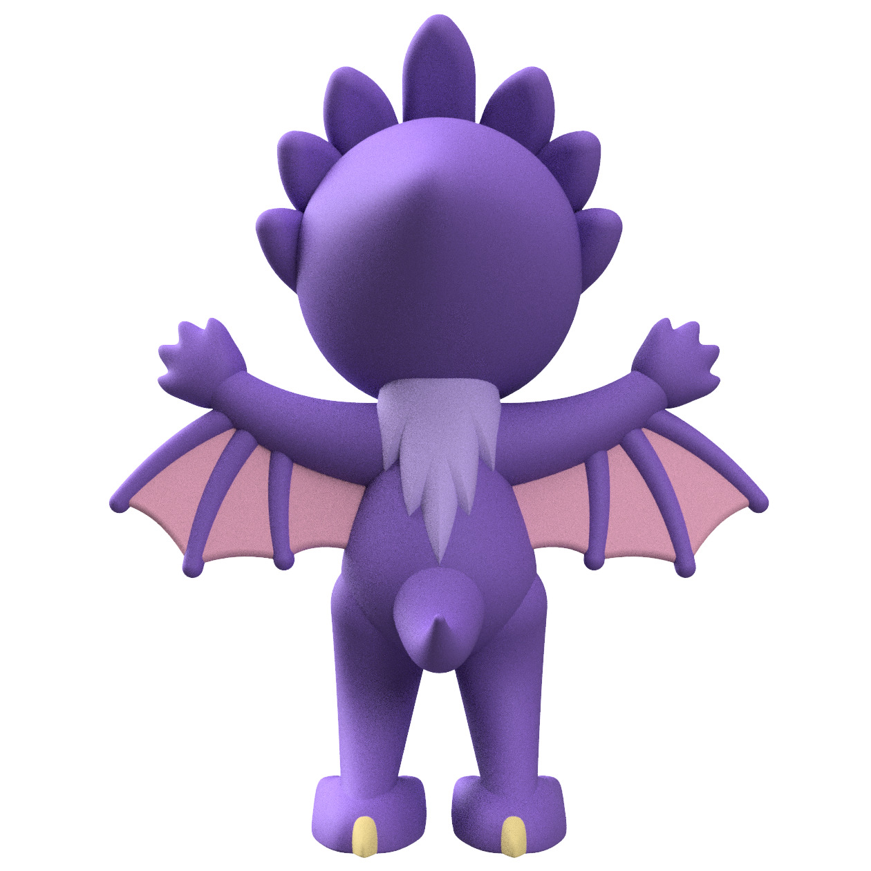 Cute Cryptid Van Meter Visitor 3D Printable Monster Figure  3D print model_4