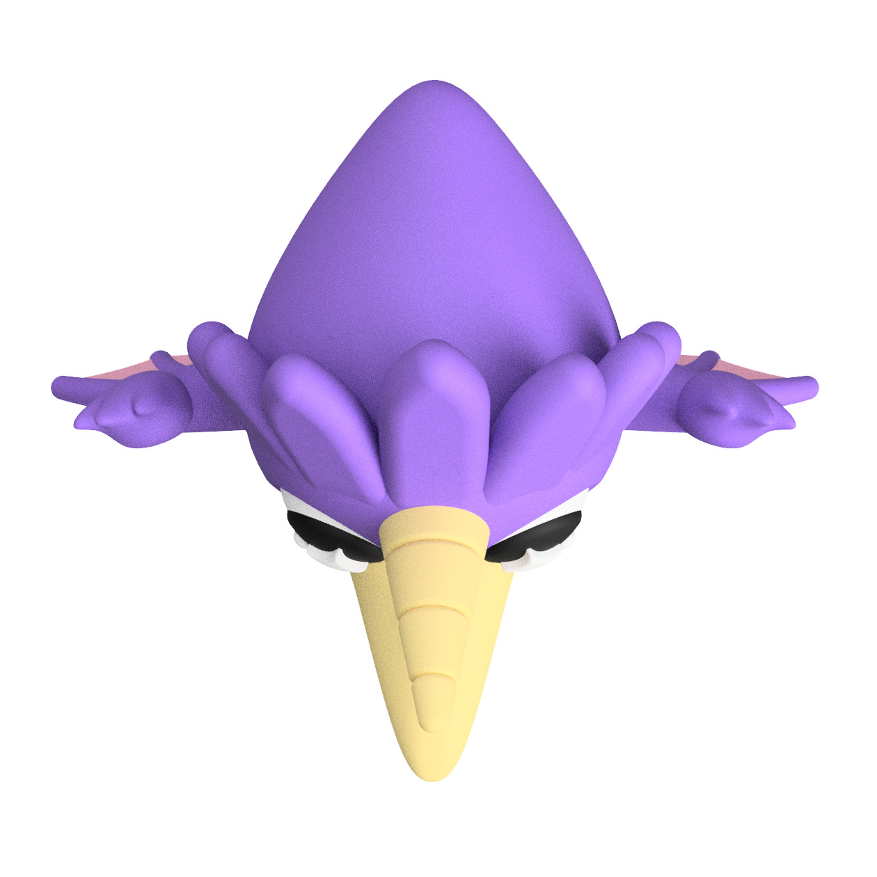 Cute Cryptid Van Meter Visitor 3D Printable Monster Figure  3D print model_5