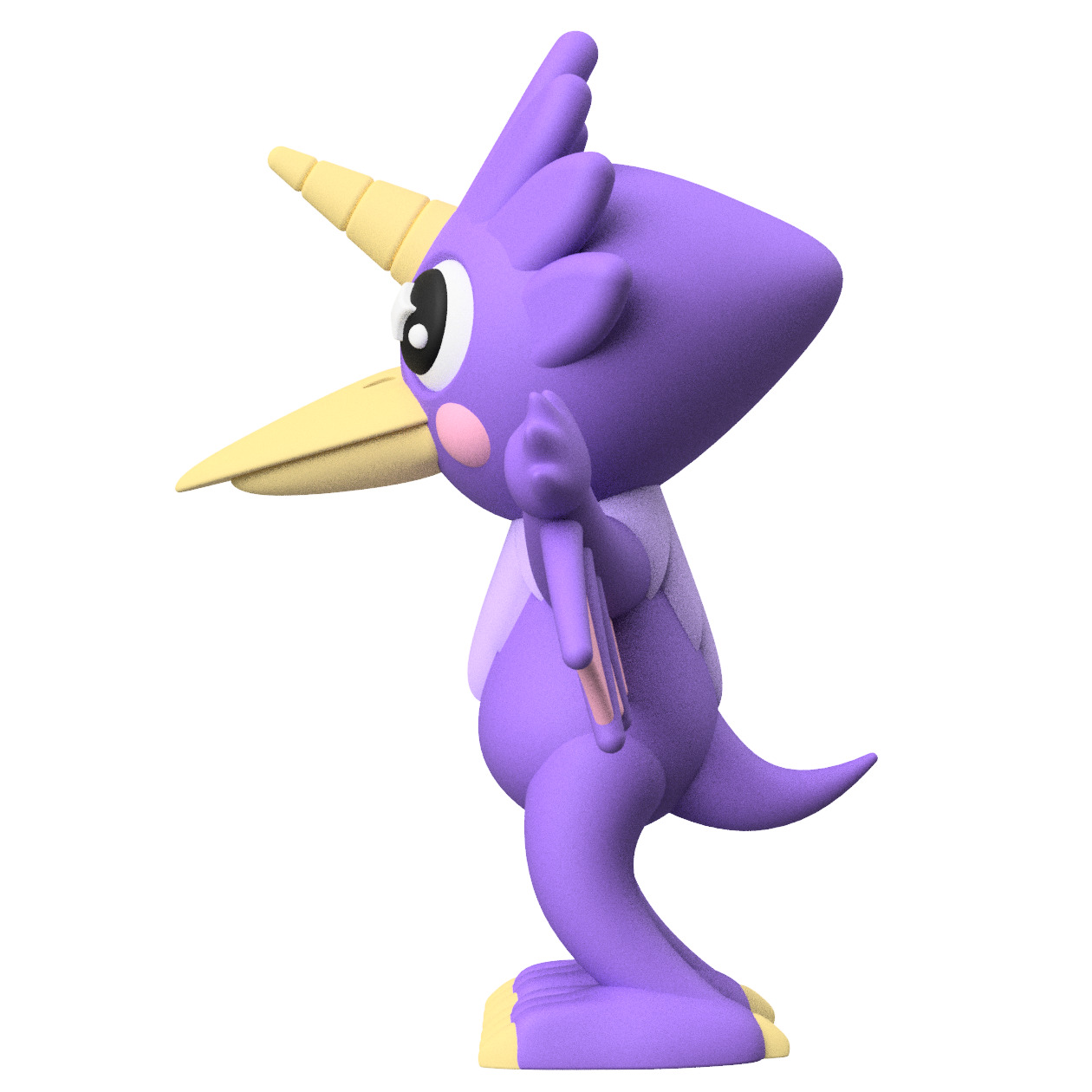 Cute Cryptid Van Meter Visitor 3D Printable Monster Figure  3D print model_2