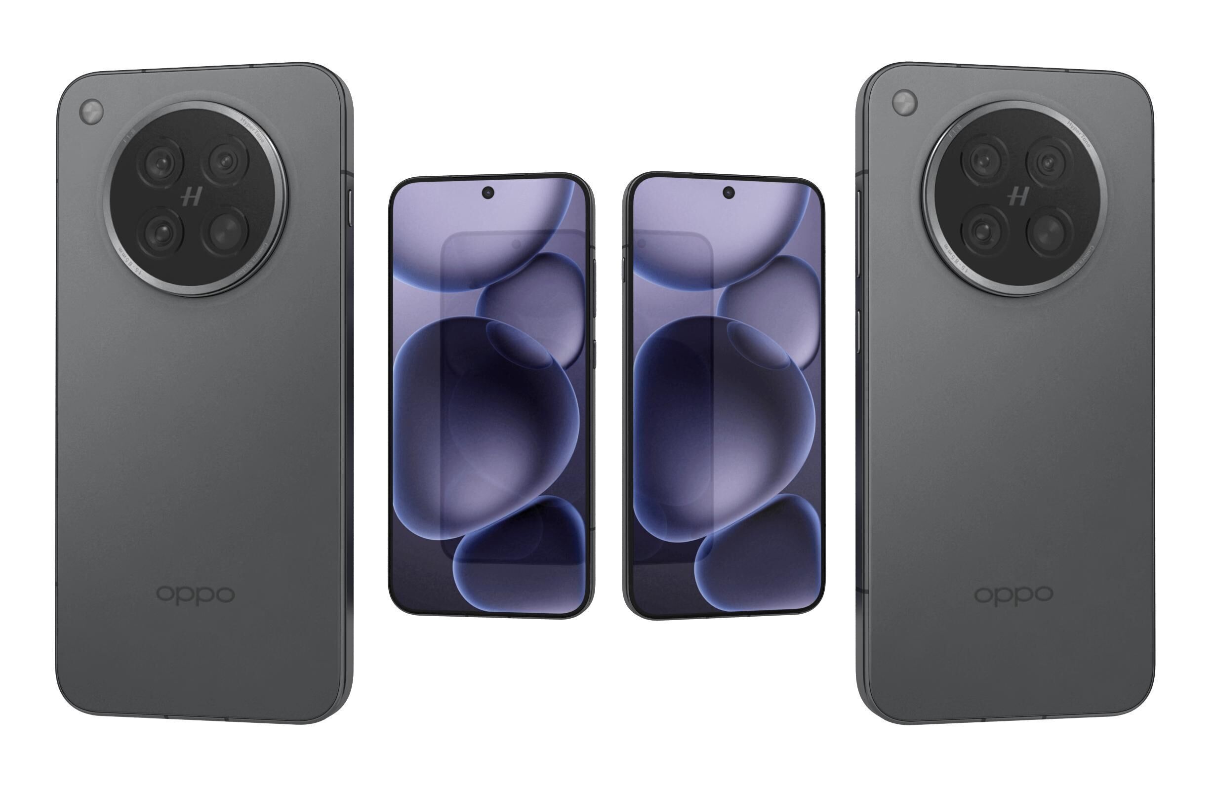 OPPO Find X8s Hoshino Black 3D model_3