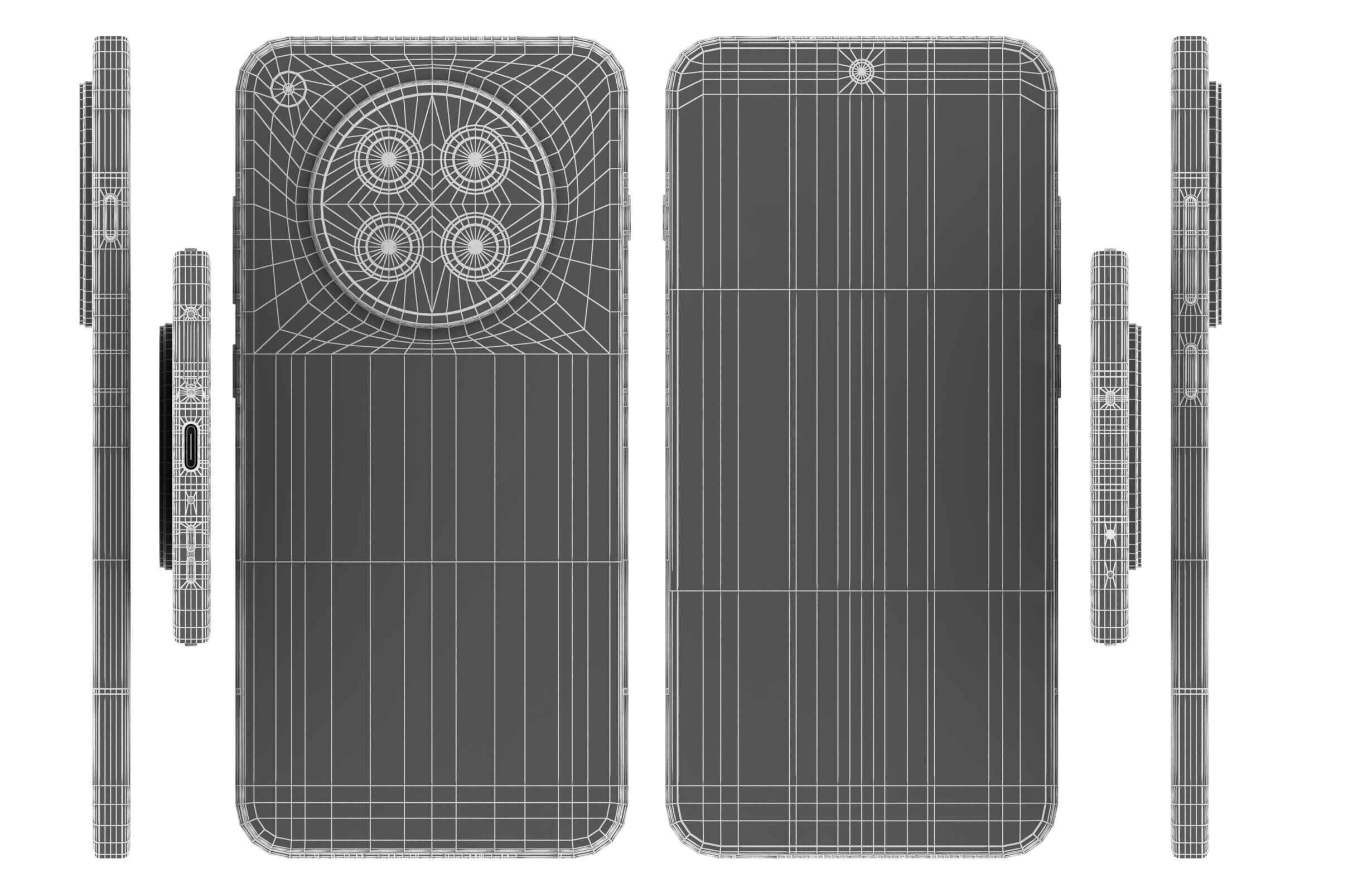 OPPO Find X8s Hoshino Black 3D model_16