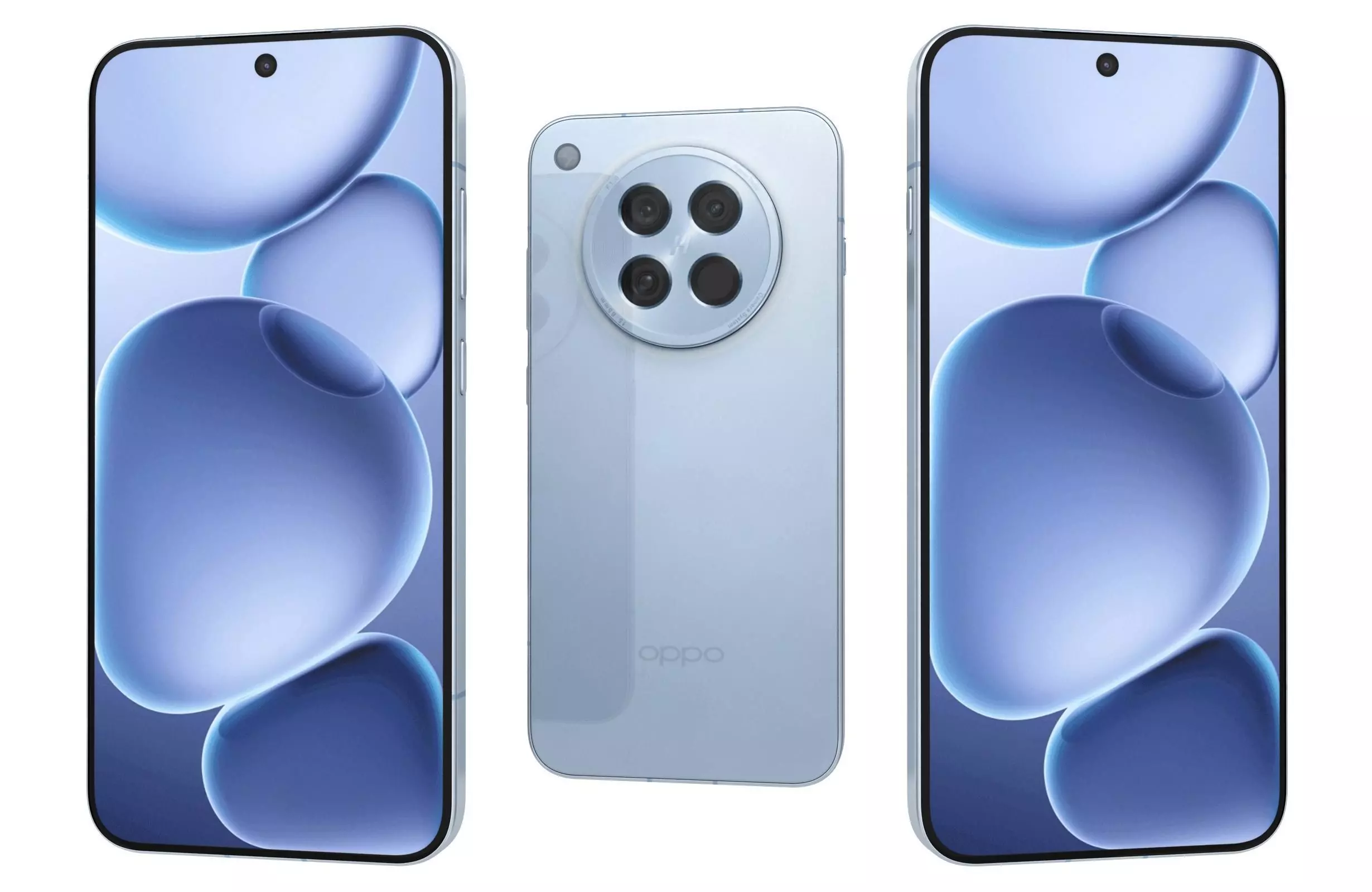 OPPO Find X8s Island Blue 3D model_0