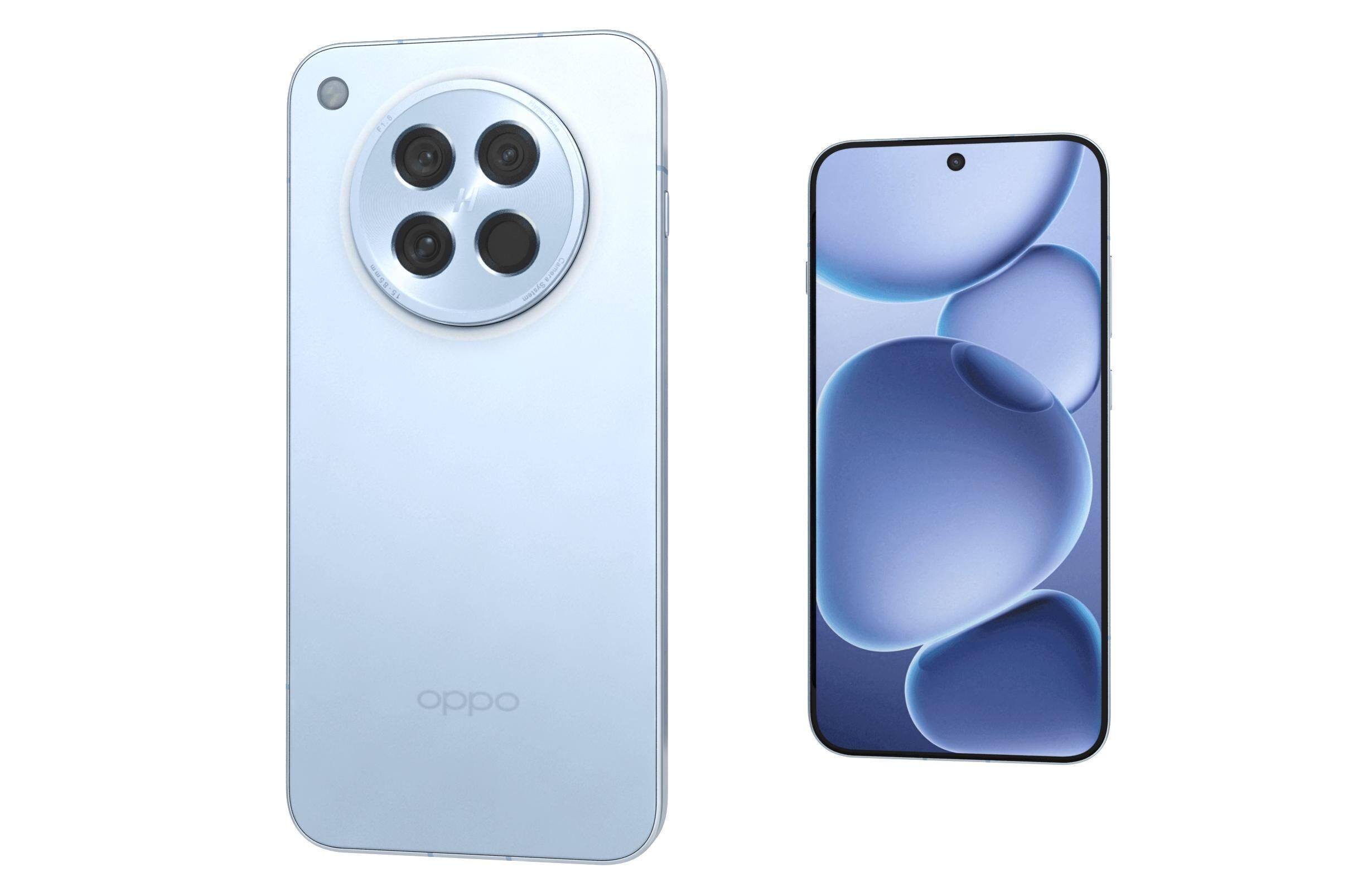 OPPO Find X8s Island Blue 3D model_7