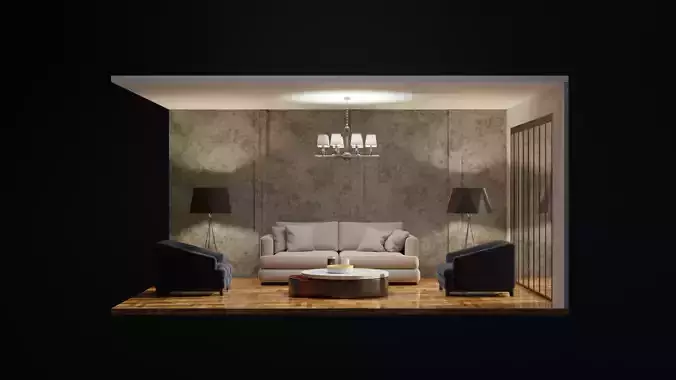 Modern Minimalist Living Room