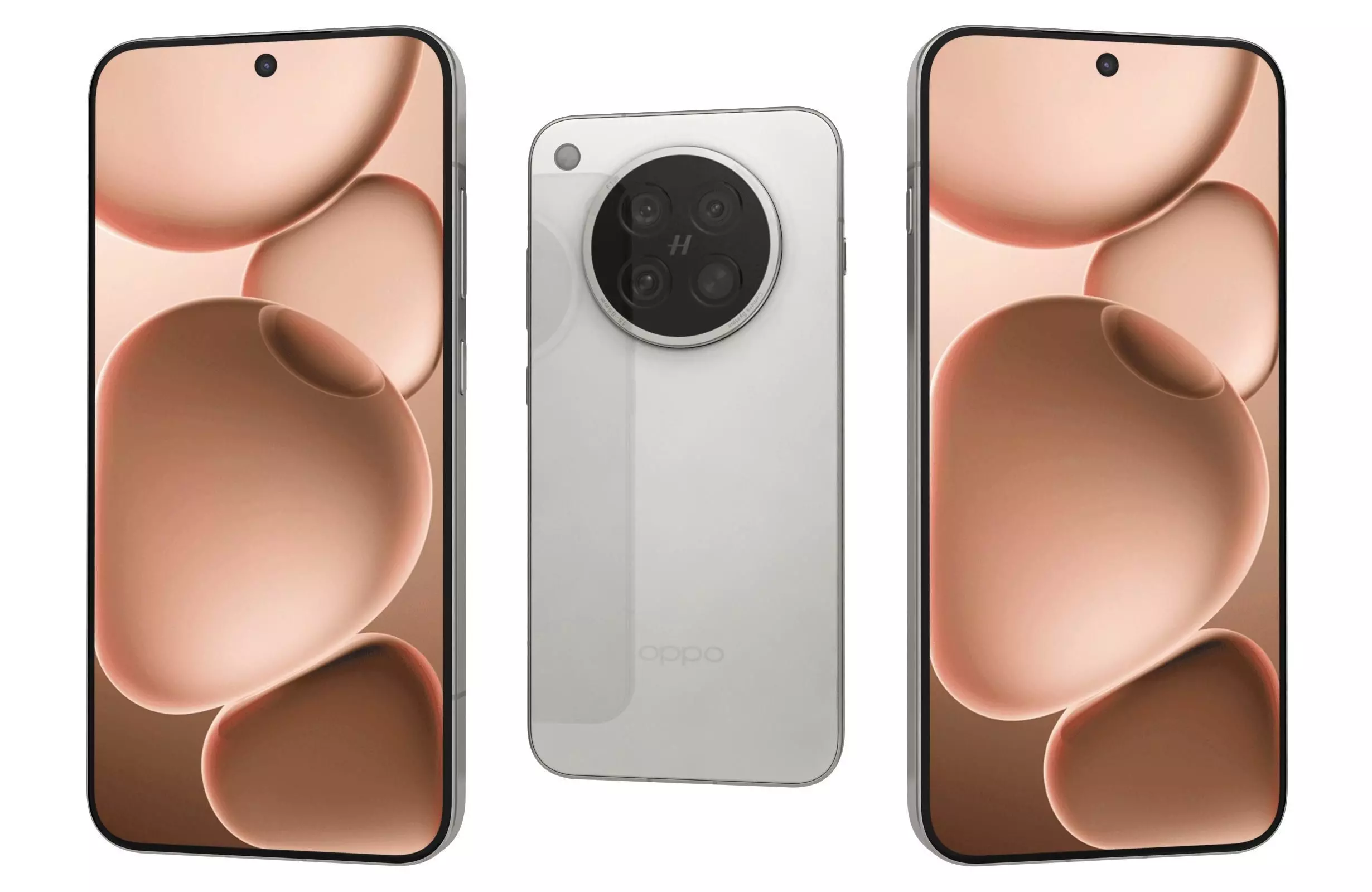 OPPO Find X8s Moonlight White 3D model_0